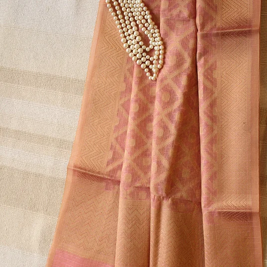Banarasi Booti Dupatta Light Pink
