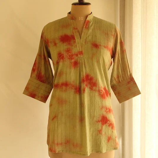 Tie And Dye Cotton Top