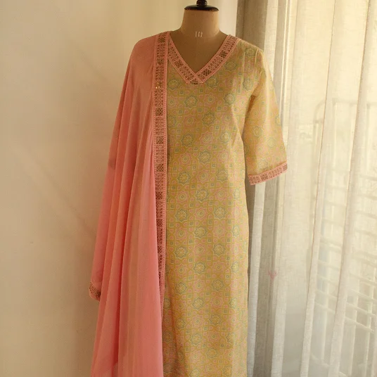 Yellow Pink Suit