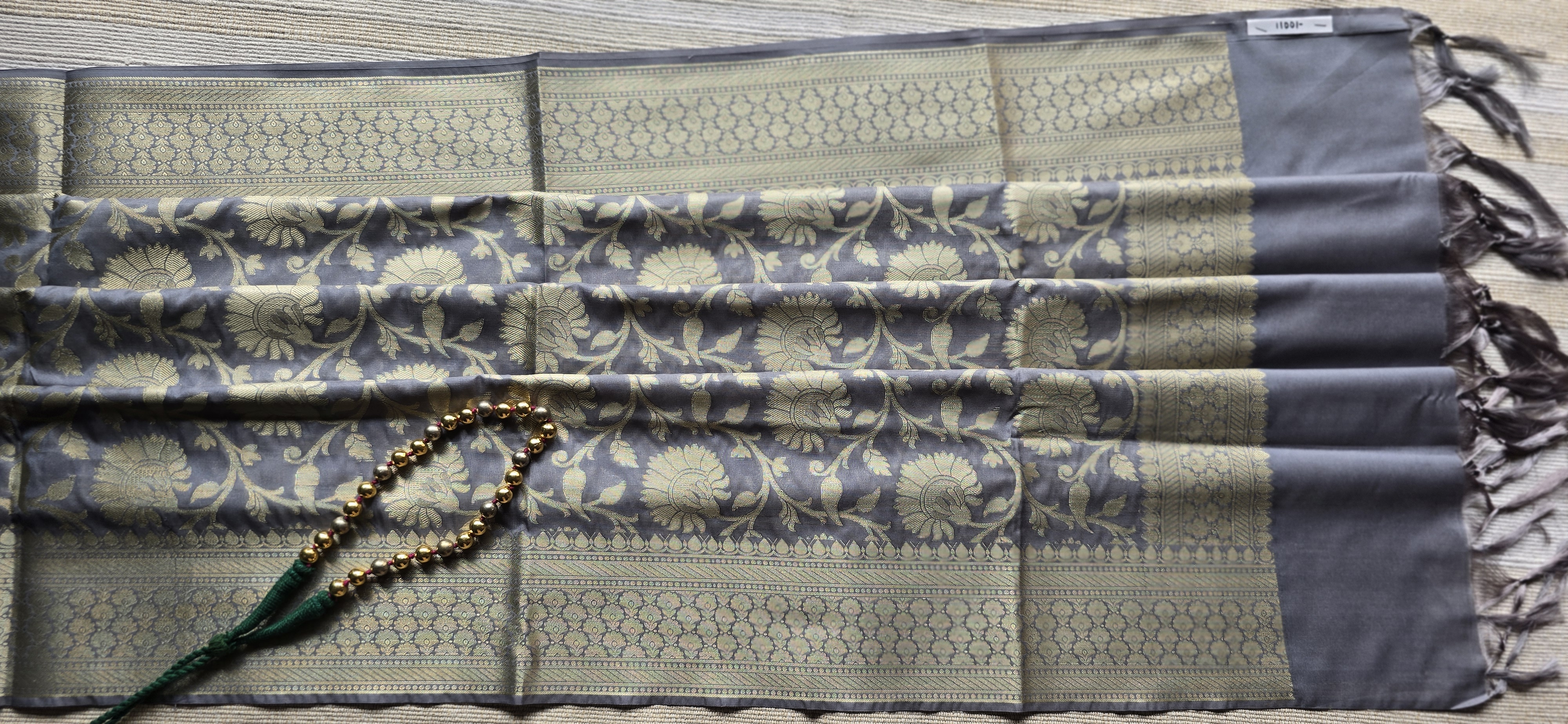 Banarasi Silk Dupatta Grey